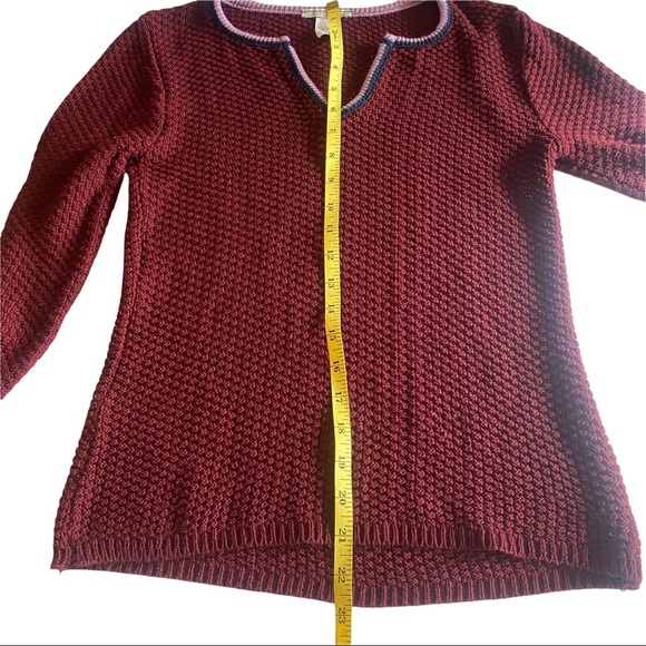 Maurices Burgundy Long Sleeve Chunky Knit Sweater - Picture 8 of 10